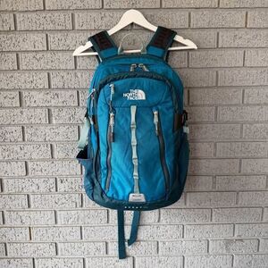 North Face Surge 2 Backpack Teal Blue